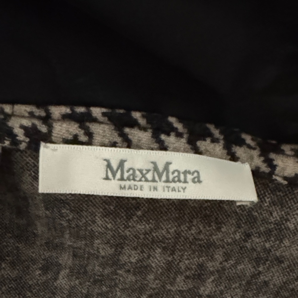 Max Mara 100% Pure New Wool Houndtooth Blazer, Small, made in Italy - Picture 2 of 9